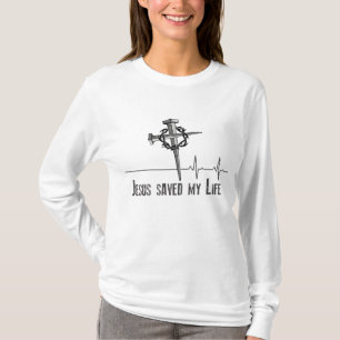 Jesus hat mein Leben Gerettet. Krone von Thorns un T-Shirt