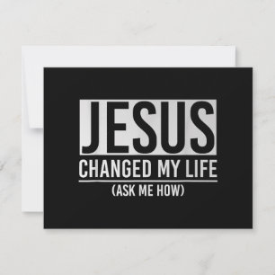 Jesus hat mein Leben verändert und mir Gefragt, wi