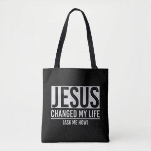 Jesus hat mein Leben verändert und mir Gefragt, wi Tasche