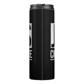 Jesus hat mein Leben verändert und mir Gefragt, wi Thermosbecher (Rückseite)