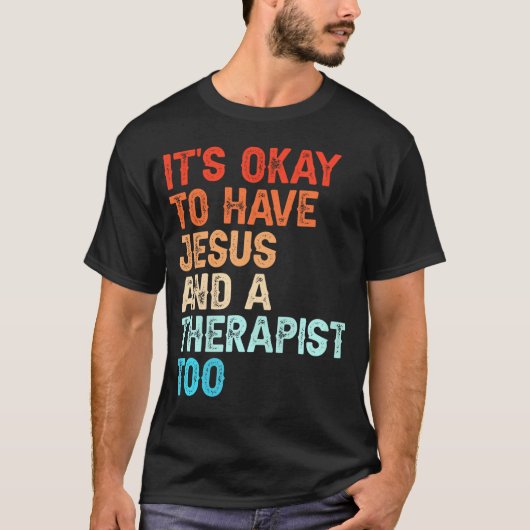 Jesus hat meinen Rücken Christlichen Jesus religiö T-Shirt (Vorderseite)