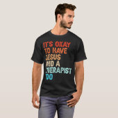 Jesus hat meinen Rücken Christlichen Jesus religiö T-Shirt (Vorne ganz)