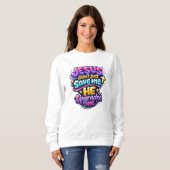 JESUS hat mich aufgerüstet - Christlich Sweatshirt (Vorne ganz)