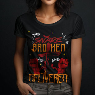 Jesus hat mich frei gemacht Christlicher spirituel T-Shirt