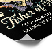 Jesus hat mich zu einem Fisch der Männer gemacht, Poster (Ecke)