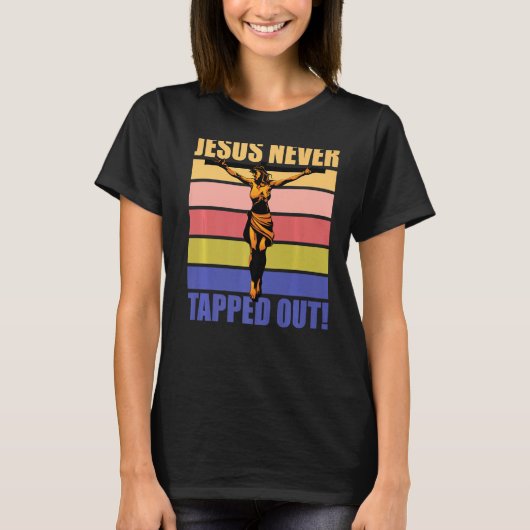 Jesus hat nie gestochen T-Shirt (Vorderseite)