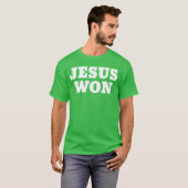 Jesus hat retro Geschenk gewonnen T-Shirt (Vorne ganz)