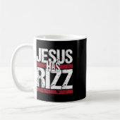 Jesus hat Rizz Christlicher Glaube Glaube Gott Kaffeetasse (Links)