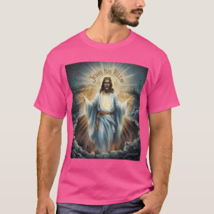Jesus hat Rizzen .Christliche Malerei T-Shirt