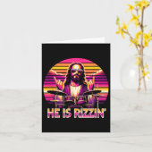 Jesus hat Rizzen, dass er Rizzins lustige Christli Karte (Gelbe Blume)