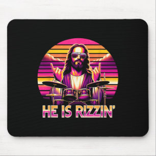 Jesus hat Rizzen, dass er Rizzins lustige Christli Mousepad