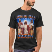 Jesus hat Rizzen - er ist Rizzen Jesus Rizz T-Shirt (Vorderseite)