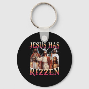 Jesus hat Rizzen Funny Christlich Meme Novelty Jes Schlüsselanhänger