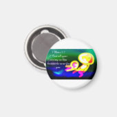 Jesus hat Sorge  Magnet (Vorderseite/Rückseite)