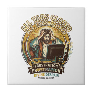 Jesus hat versehentlich alle Browser-Tabs geschlos Fliese
