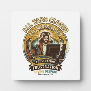 Jesus hat versehentlich alle Browser-Tabs geschlos Fotoplatte