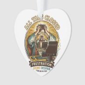 Jesus hat versehentlich alle Browser-Tabs geschlos Ornament (Vorderseite)