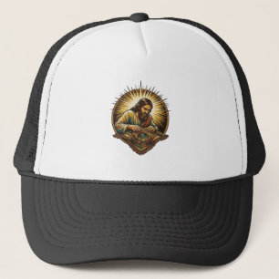 Jesus hat winzige SD-Karte fallen gelassen Verlore Truckerkappe