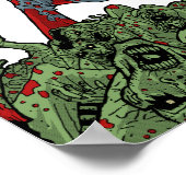 Jesus Hates Zombies "Amen" Print Poster (Ecke)