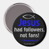 Jesus hatte Anhänger gotGod316.com Scripture Magnet (Vorderseite/Rückseite)