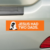 JESUS HATTE ZWEI DADS.png Autoaufkleber (Auf Auto)