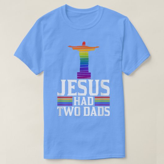 Jesus hatte zwei Väter Trendy Funny Niedlich Chris T-Shirt (Design vorne)
