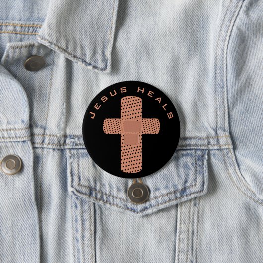 Jesus Heals Button (Beispiel)