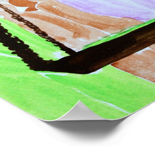 Jesus Heals Poster (Ecke)