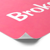 Jesus Heals the Broken Hearted Poster (Ecke)