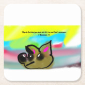 jesus heart rechteckiger pappuntersetzer (Vorderseite)