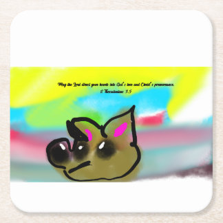 jesus heart rechteckiger pappuntersetzer