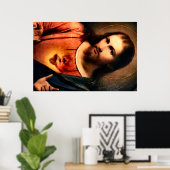 Jesus - Heiliges Herz Poster (Heimbüro)