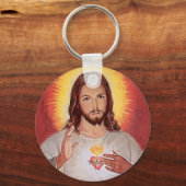Jesus heiliges Herz Schlüsselanhänger (Vorderseite)