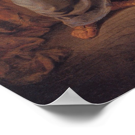 Jesus heilt das Blinde Poster (Ecke)