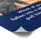 Jesus heilt den Menschen mit Dropsy - Poster (Ecke)