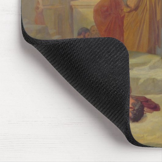 Jesus heilt die Linke, 1864 Mousepad (Ecke)
