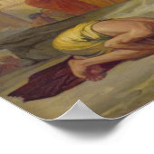 Jesus heilt die Linke, 1864 Poster (Ecke)