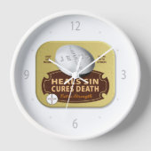 Jesus heilt die Pille - Christlicher Glaube Uhr (Vorderseite)