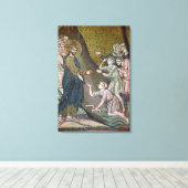 Jesus heilt die Verkrüppelten und die Blinden Leinwanddruck (Insitu (Holzboden))