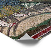 Jesus heilt die Verkrüppelten und die Blinden Poster (Ecke)