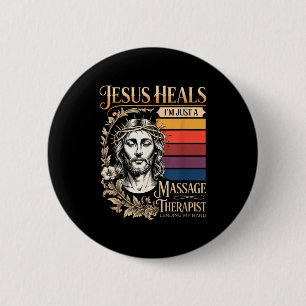 Jesus heilt Ich bin nur ein Magier Therapeut leiht Button