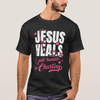 Jesus heilt, ich mache nur die Dokumentation Krank T-Shirt
