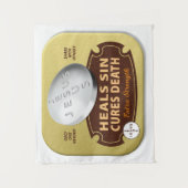 Jesus heilt Pille - Christlicher religiöser Glaube Wandteppich (Vorderseite)