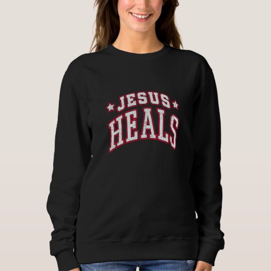 Jesus heilt sweatshirt (Vorderseite)