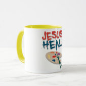 Jesus heilt Tasse (Vorderseite Links)