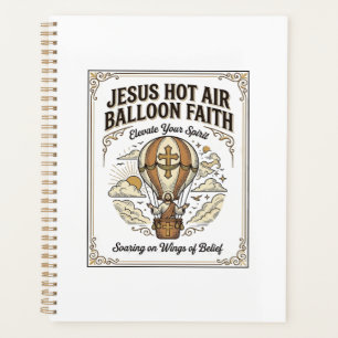 Jesus Heißluftballon Glaube Jesus Heißluftballon  Planer