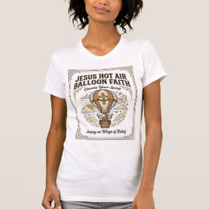 Jesus Heißluftballon Glaube Jesus Heißluftballon T-Shirt