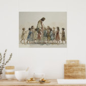 Jesus heißt die Kinder willkommen Poster (Küche)