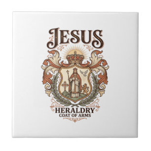 Jesus Heraldik Wappen Jesus Heraldik Wappen Jesus  Fliese