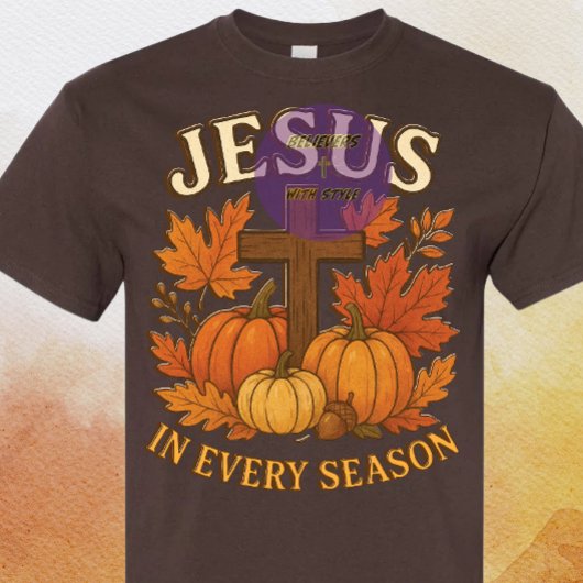 Jesus - Herbst - Christlich T-Shirt